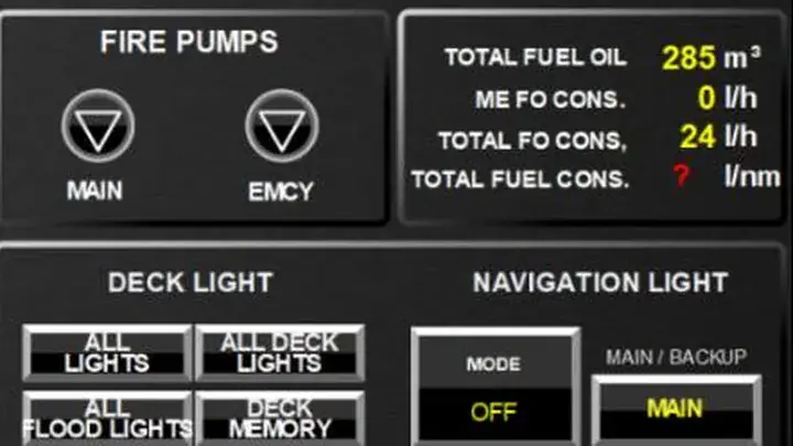 Close-up: Fuel, fire pumps and lights