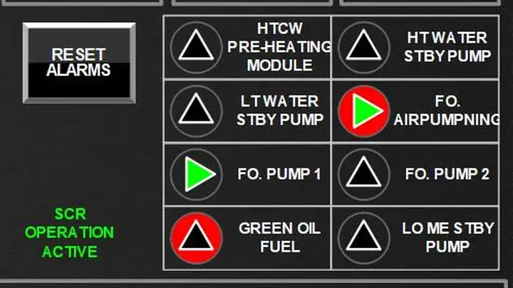 Close-up: Standby and fuel pumps